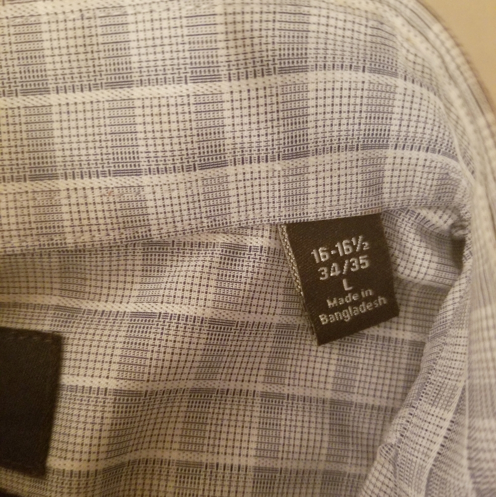 CALVIN KLEIN SLIM-FIT STRETCH BUTTON UP SHIRT - Picture 3 of 5